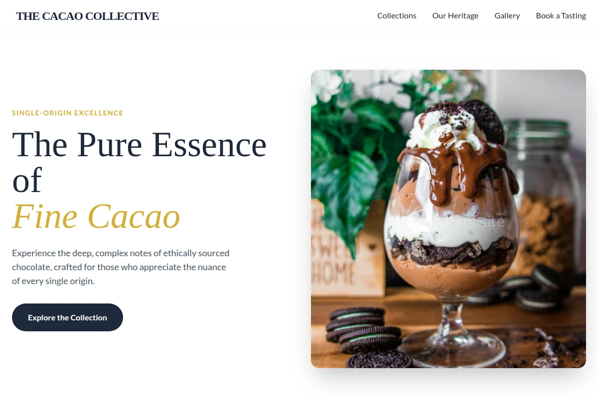 Single-Origin Dessert