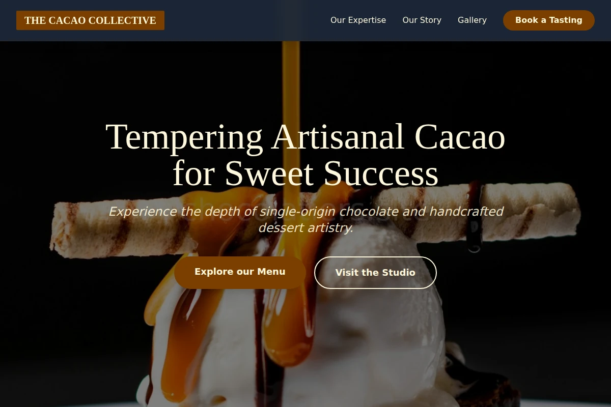 Cocoa-Bean Dessert