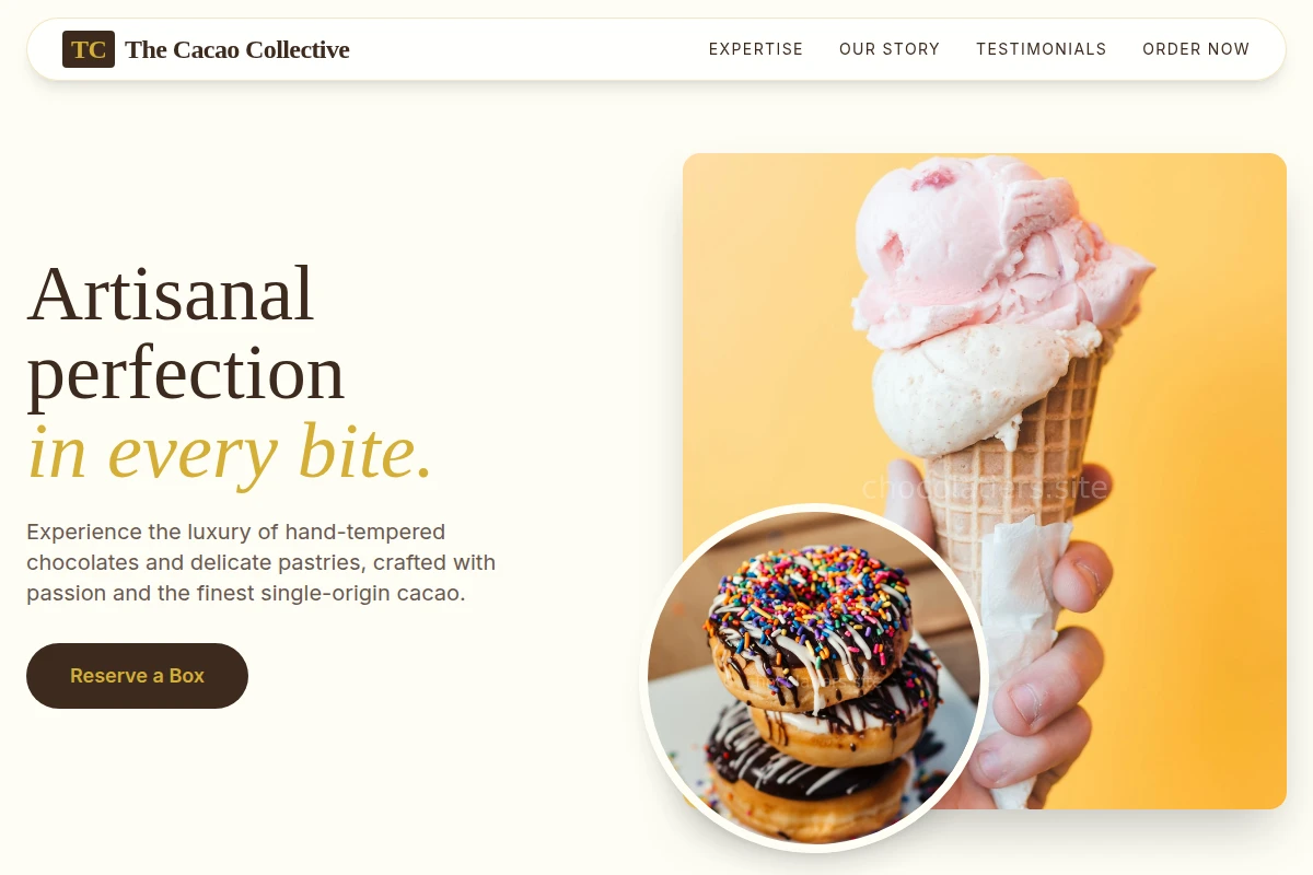 Handcrafted Dessert