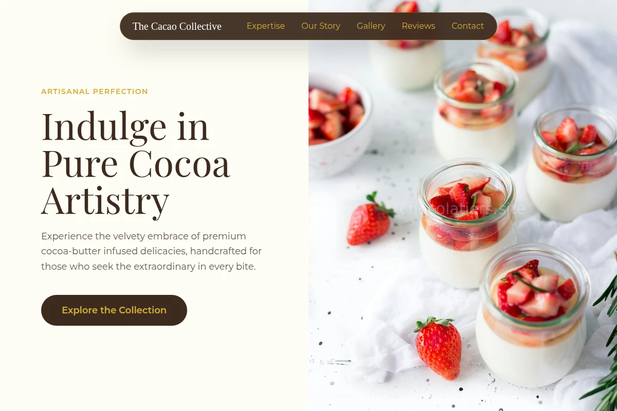 Cocoa-Butter Dessert